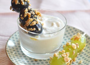 Perles de raisins au miel
