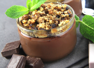 Petit crumble choco-menthe