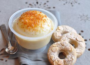 Biscuits à la cannelle et Ile Flottante La Laitière
