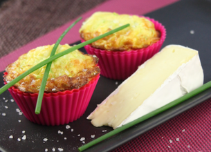 Petits flans de courgettes au brie Roitelet