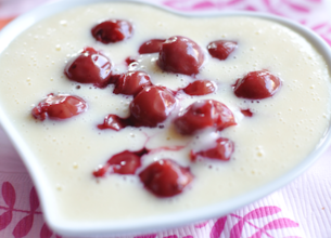 Poêlée de cerises griottes