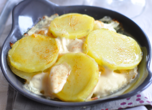 Gratin de pommes de terre boulangères au Chaussée aux Moines