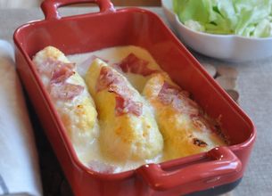 Quenelles à la béchamel