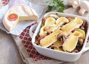 Reblochonnade aux champignons