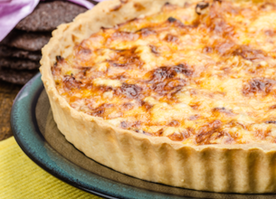 Quiche lorraine à l'emmental