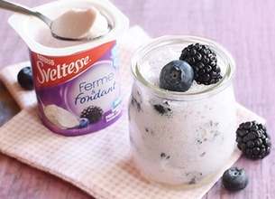 Mousse légère mûre myrtille