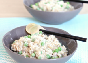 Risotto aux petits pois