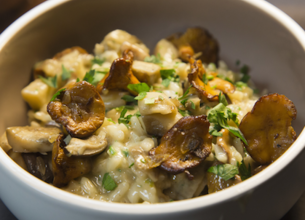 Risotto aux girolles et cèpes