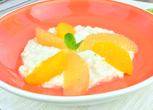Riz au lait aux agrumes