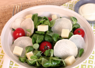 Salade de radis noirs à l’emmental