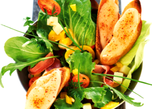 Salade de Tomme de Brebis chaud Lou Pérac