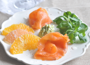 Salade océane aux agrumes