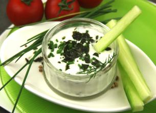 Sauce au yaourt et aux fines herbes