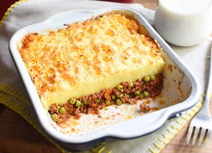 Shepherd's pie aux petits pois