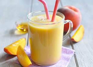 Smoothie pêche et miel