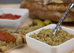 Tapenade aux olives vertes