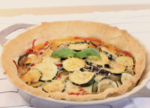 Tarte fondante aux légumes