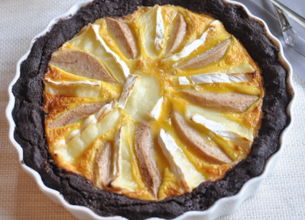 Tarte poire/chocolat au Roitelet