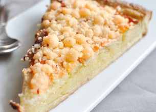 Tarte aux pommes et son crumble