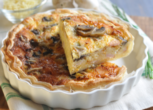 Tarte Poulet Champignons 