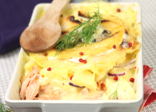 Tartiflette au saumon