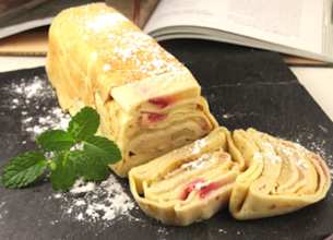 Terrine de crêpes aux pommes