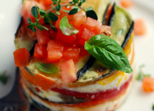 Terrine de légumes grillés au chèvre