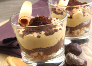Tiramisu express à la Crème Dessert MaronSui's La Laitière 