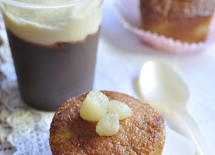 Viennois Chocolat et mini-moelleux aux poires