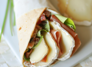 Wraps de brebis au jambon de pays