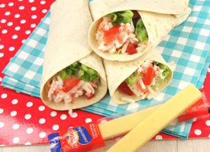 Wraps fraicheur au surimi
