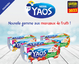 NOUVEAU - YAOS aux Morceaux de fruits !