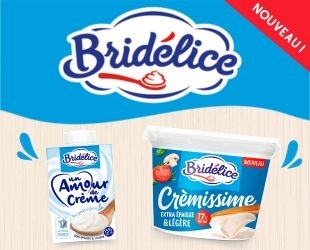NOUVEAU ! Crèmissime et Un Amour de Crème de Bridélice, deux nouveautés à ne pas manquer !