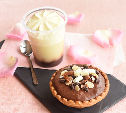 Recette de Viennois Dessert et sa tartelette chocolat amandes