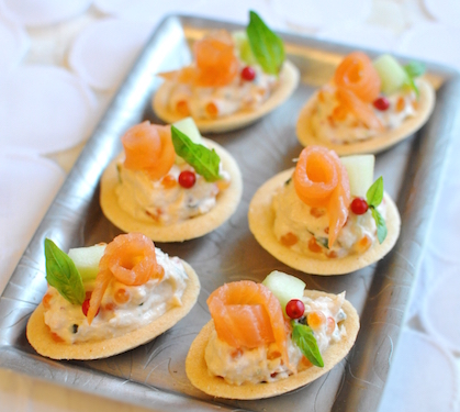 Recette de Mini-tartelettes au saumon et mascarpone