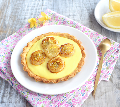 Recette de Tartelettes citron banane