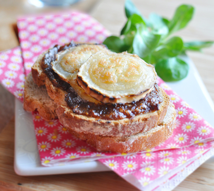 Recette de Tartines confites