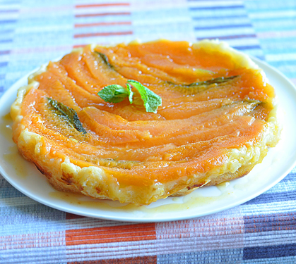 Recette de Tarte Tatin de melon