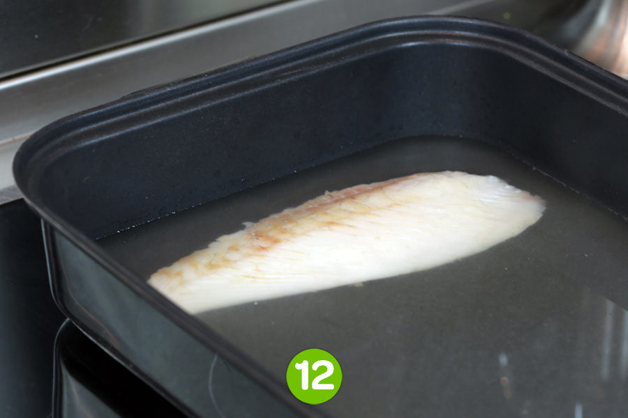 Recette de Filet de turbot aux 3 fruits vanillés
