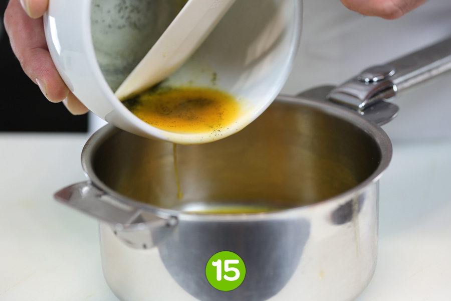 Recette de Filet de turbot aux 3 fruits vanillés