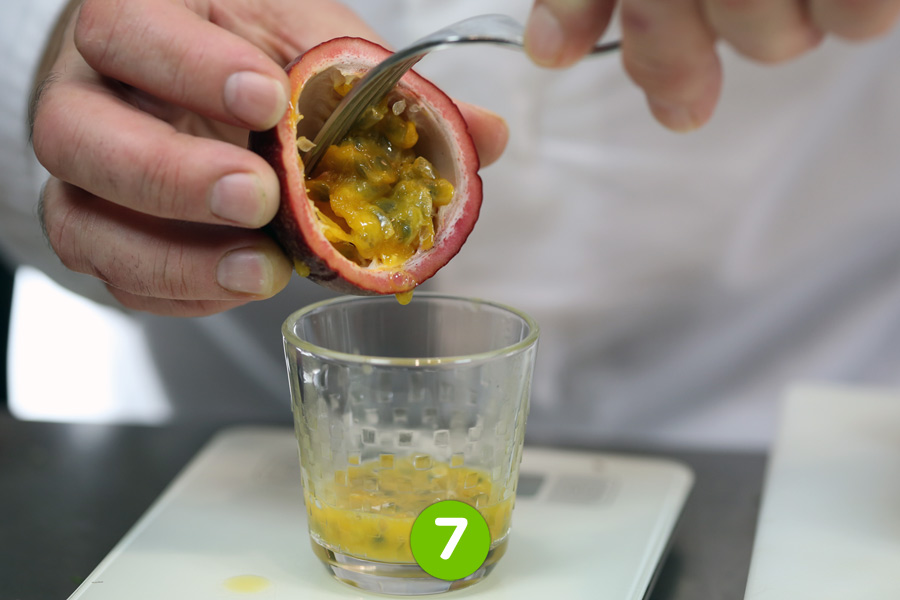 Recette de Filet de turbot aux 3 fruits vanillés